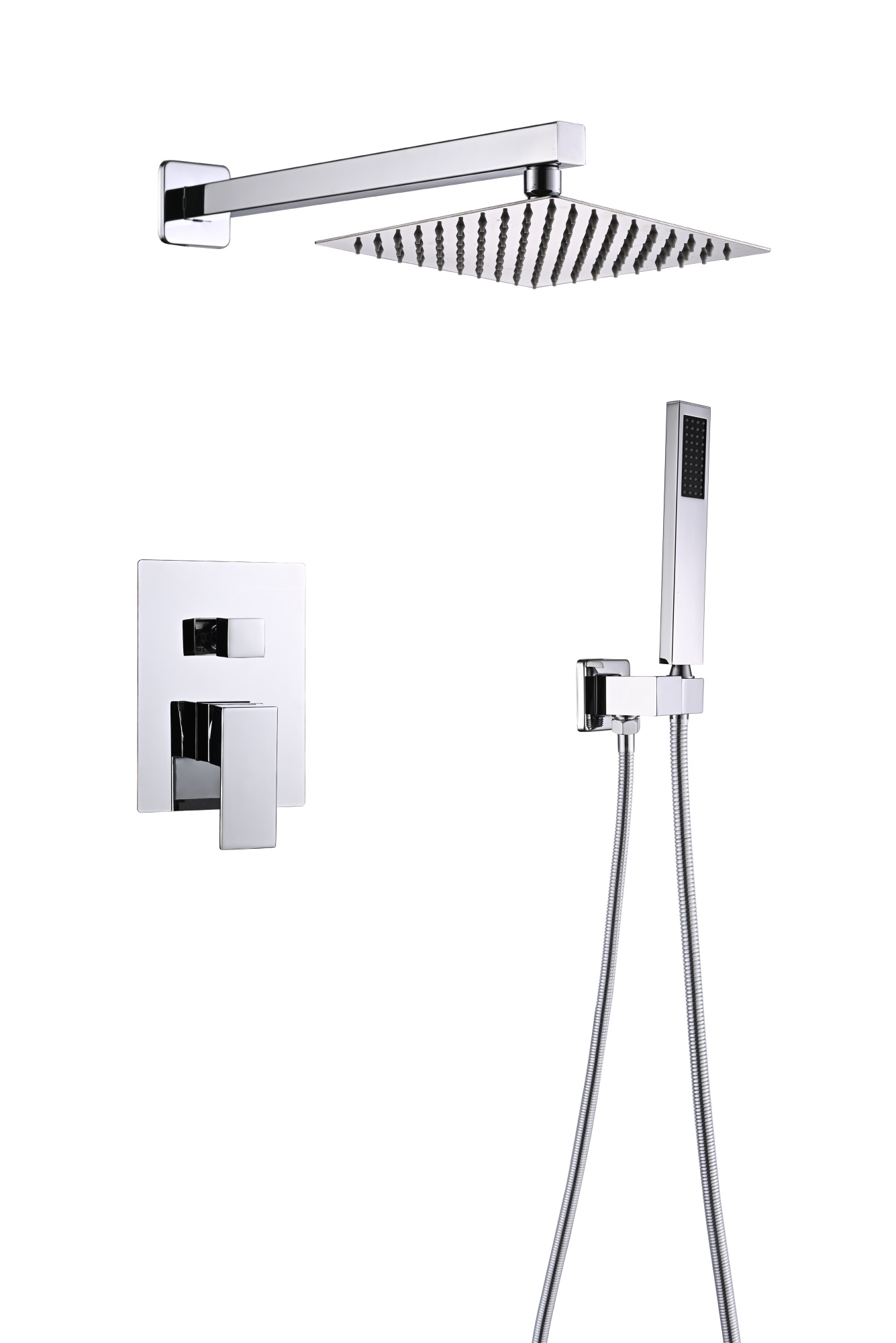 Душевая система с тропическим душем ПСМ-CB-02 встраиваемая тип См-ДшОРЗШтШл