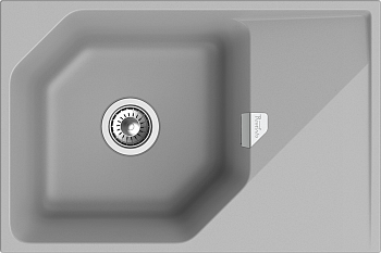 RIVELATO Мойка LOCUS 75  1-чаш 750*500  grigio metallizzato арт.