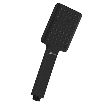 Лейка душевая 1-функциональная 86х258мм, черный, блистер, LM, LM8124BL