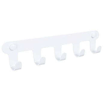 Планка 5 крючков Fixsen, FX-805W-5, белый