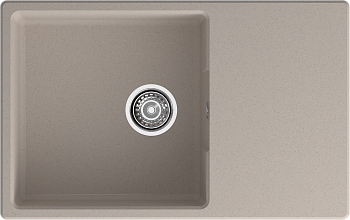 GRANFEST Мойка URBAN 678L  1-чаша+крыло 780*490мм песочный арт.GF-UR-