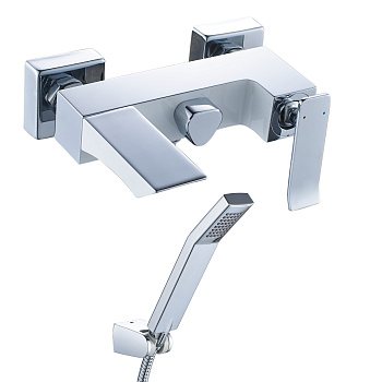 Contest Смеситель для ванны,излив 175мм лейка, р/ОД, хром/белый, LM, LM5814CW