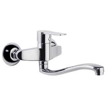 Смеситель для кухни однорычажный наружнего монтажа TITANIUM 180701CC