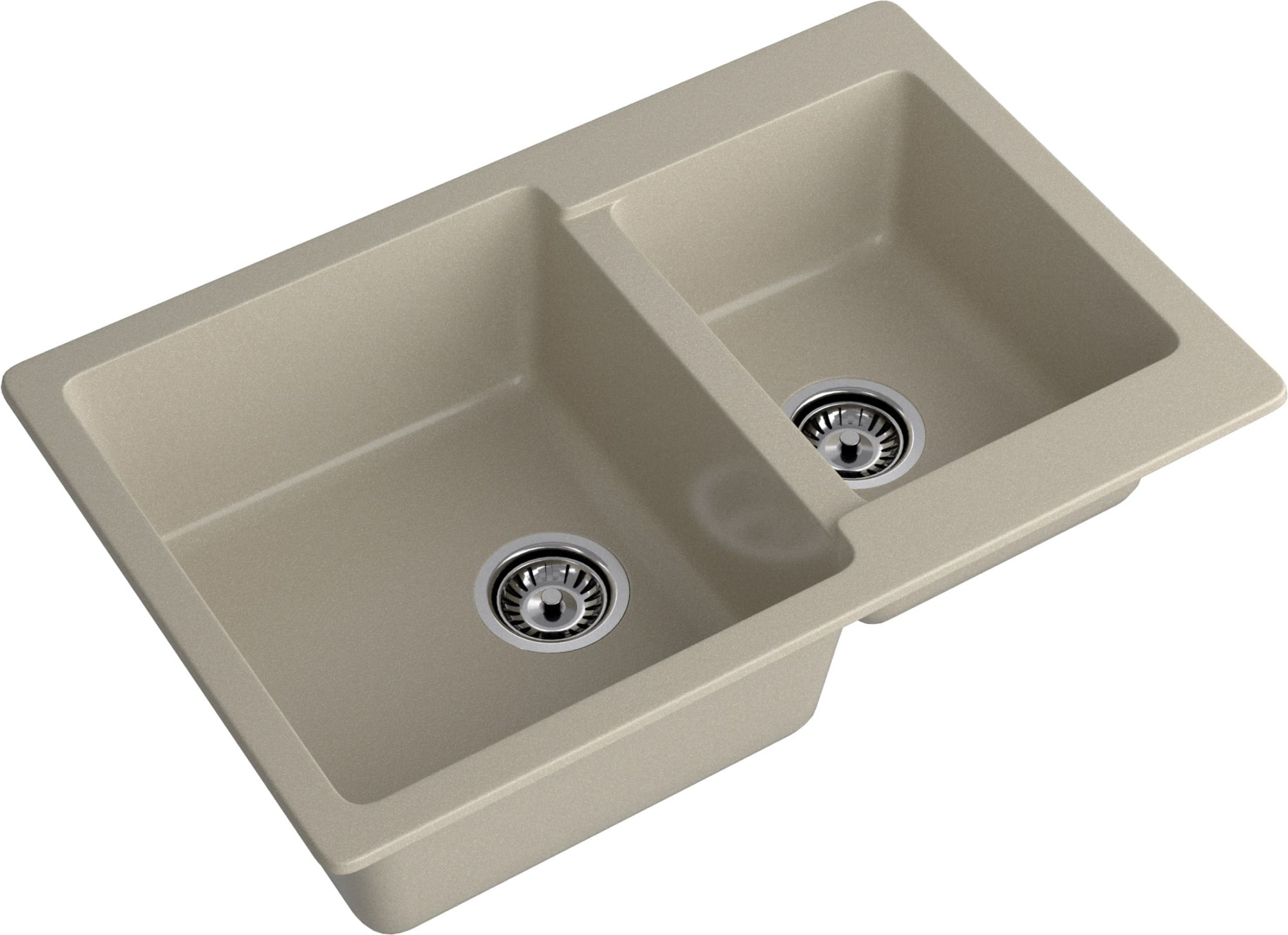 GRANFEST Мойка композит PRACTIK GF-P--780K  2 чаши 780*510 мм  топаз  арт.GF-