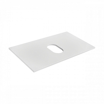 GAP/VICTORIA/DOMI  Столешница 80 под накладную раковину, белый гл., ROCA