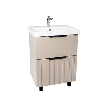 Тумба под раковину VIANT СИЦИЛИЯ 50 напольная капучино (VSIC50MDCAP-T2Y)