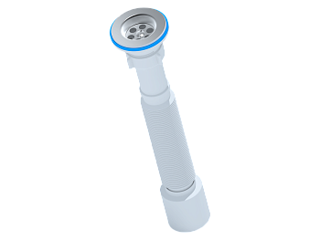 Сифон гофрированный 1 1/4"*50, ANI PLAST