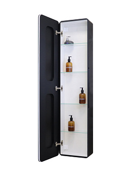 Зеркало-шкаф Eltoro black LED 360х1560