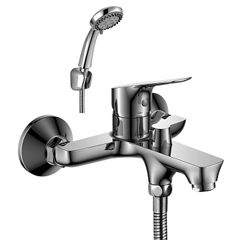 RS29 Смеситель для ванны, монолитный излив 173мм, р/ОД, хром, ROS, RS29-31