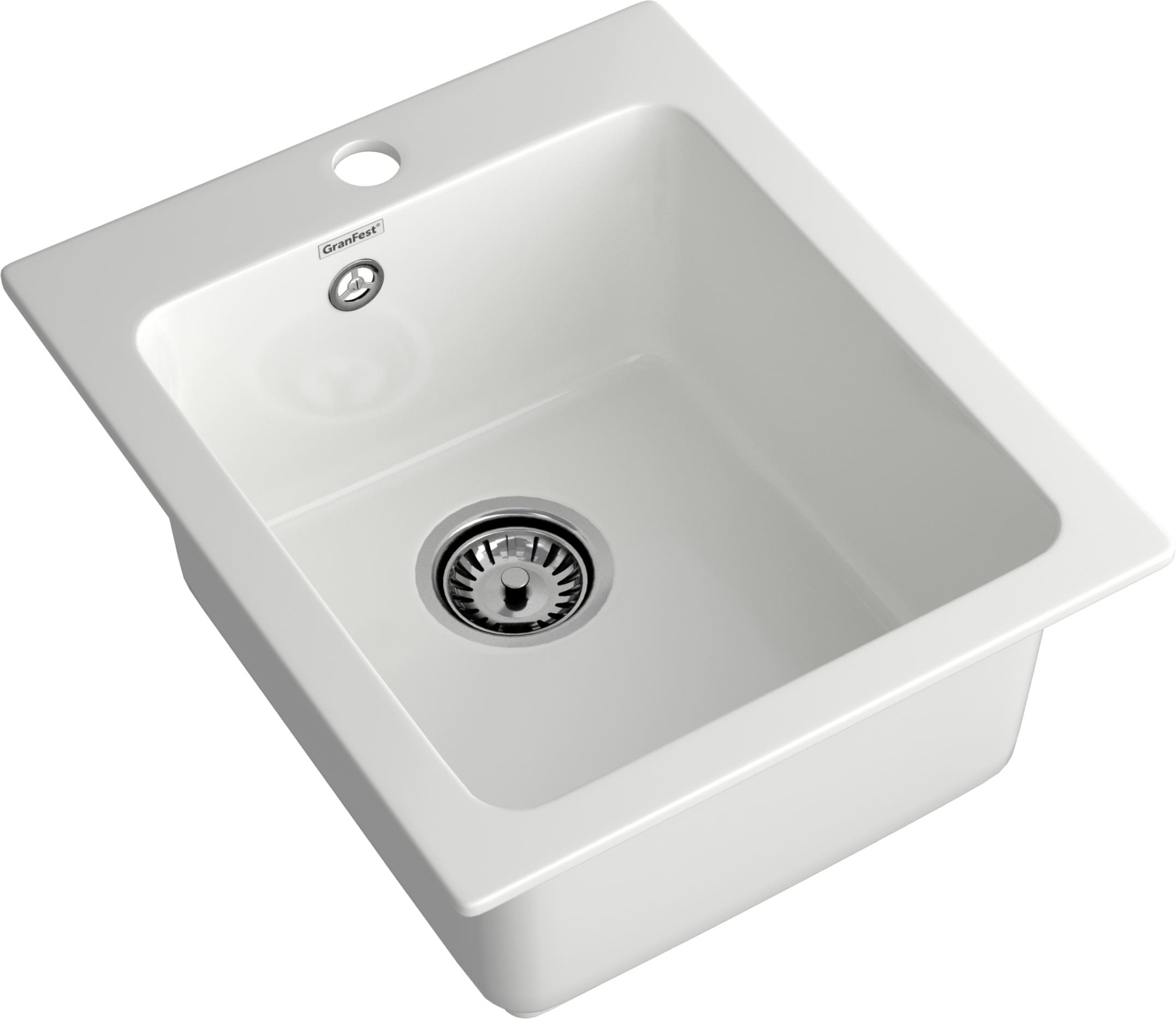 GRANFEST Мойка композит PRACTIK  GF-P--505  1-чаш. 427*505  мм  иней арт.GF-
