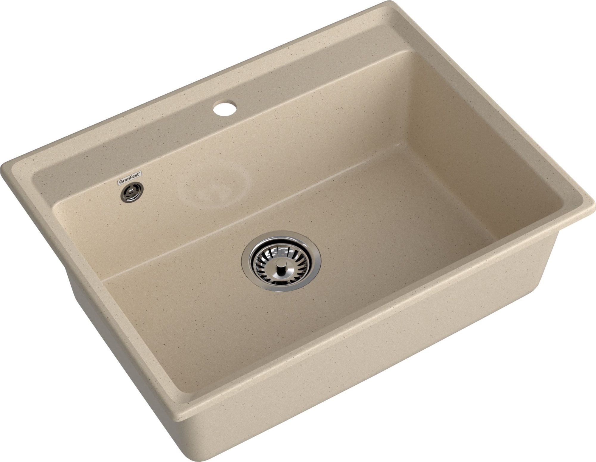 GRANFEST Мойка композит LEVEL, GF-LV-660, чаша 660*500, кашемир