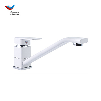 Смеситель для кухни СЛАВЕН Коттедж СЛ-ОД-Н2Б белый