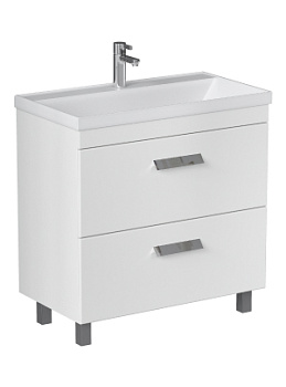 Тумба под раковину VELVEX Orlando 800-0-2 (Classica) белый матовый