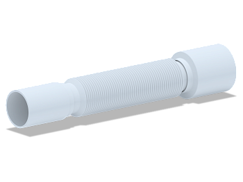 ANI PLAST Гибкая труба 375x40x50мм., ANI PLAST