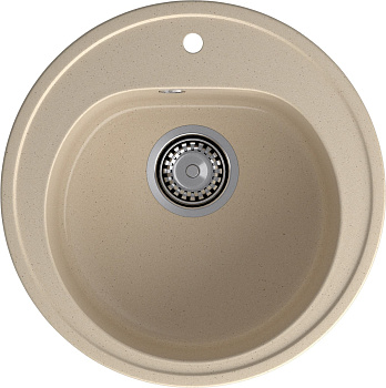 GRANFEST Мойка композит RONDO GF-R--510  D=510мм, кашемир