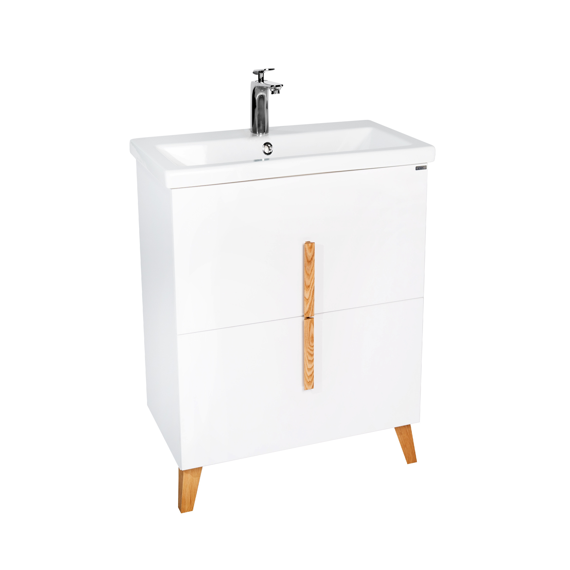 Тумба под раковину VIANT МЮНХЕН 60 напольная белый (VMUN60COBEL-T2Y)