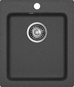 GRANFEST Мойка композит PRACTIK  GF-P--505  1-чаш. 427*505 мм графит арт.GF-
