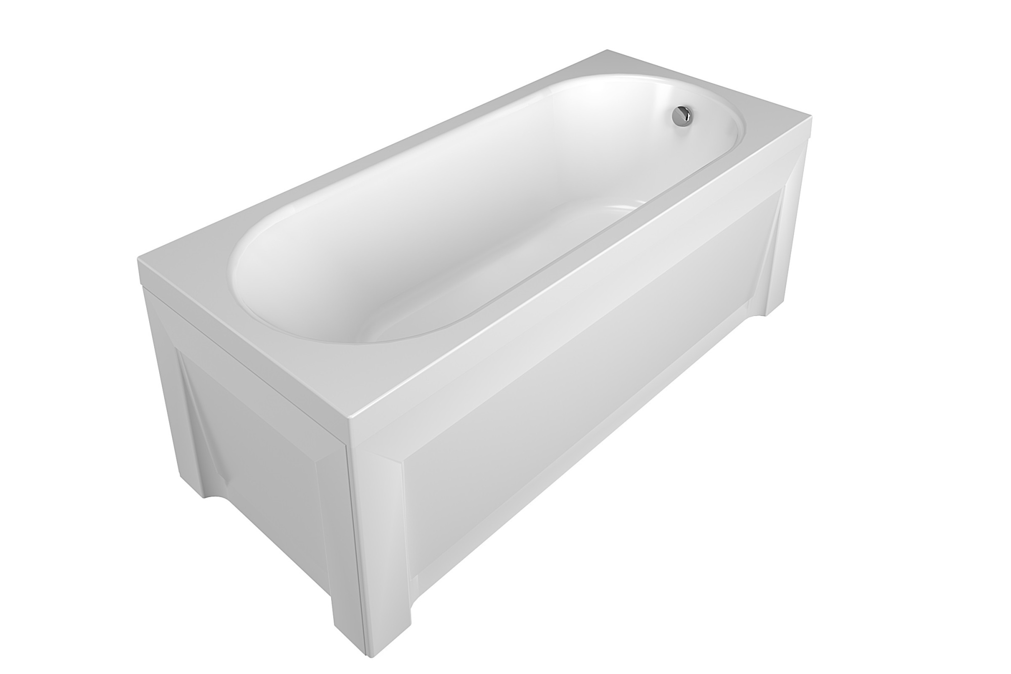 Ванна акриловая ERLIT MODERN 170*70 белая