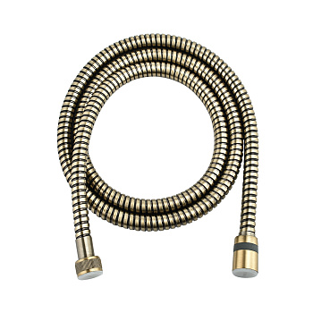 Шланг душевой двухзагибный 1,5 м, TURN-FREE, латунный, бронза. LEMARK