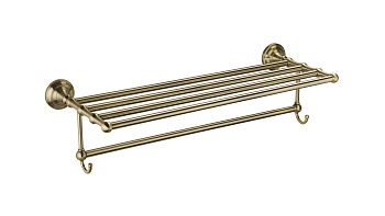 Полка для полотенец с крючками FIXSEN Retro (FX-83815A)