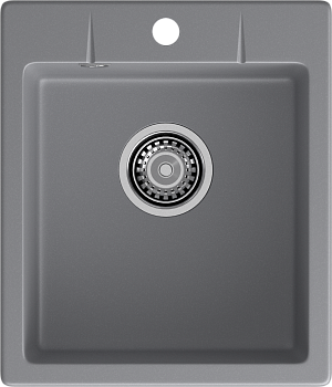 GRANFEST Мойка URBAN 242  1-чаша 420*490мм темно-серый арт.GF-UR-