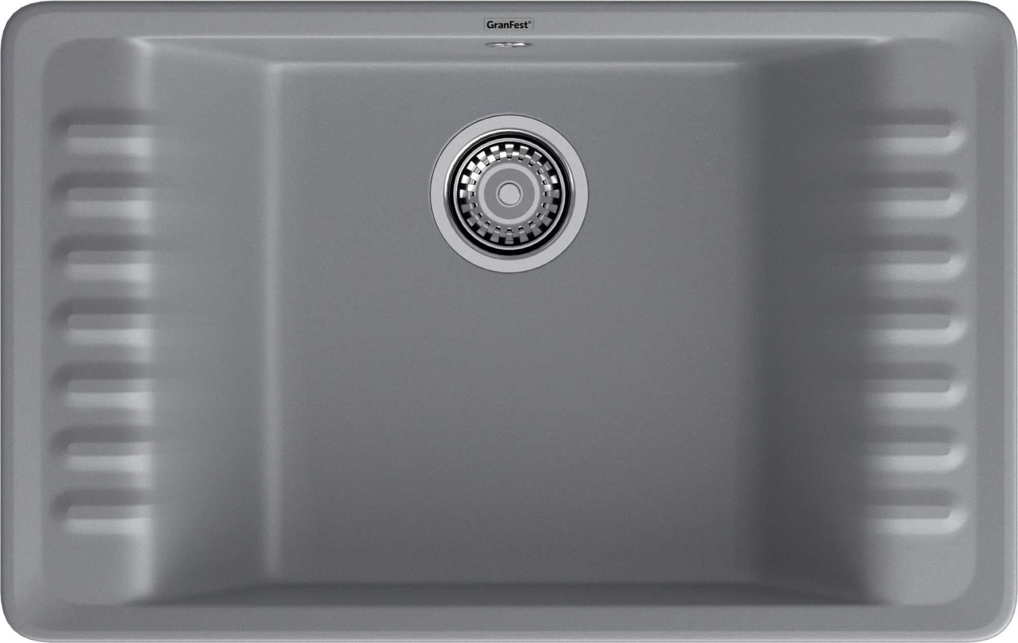 GranFest QUARZ (GF-ZW71) Мойка для кухни 760*480мм (темно-серый)