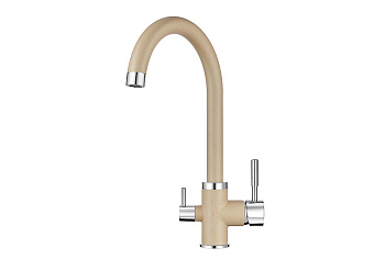 2168, ПЕСОК Смеситель для кухни однорыч., с подкл. для питьевой воды, GRANULA