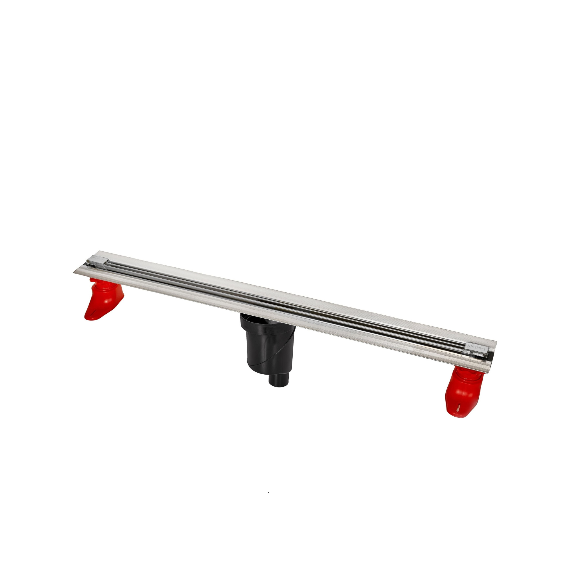 Желоб водосток SUPER Slim 700, матовый хром, S-сифон D50/105 H50 вертикальный, BERGES