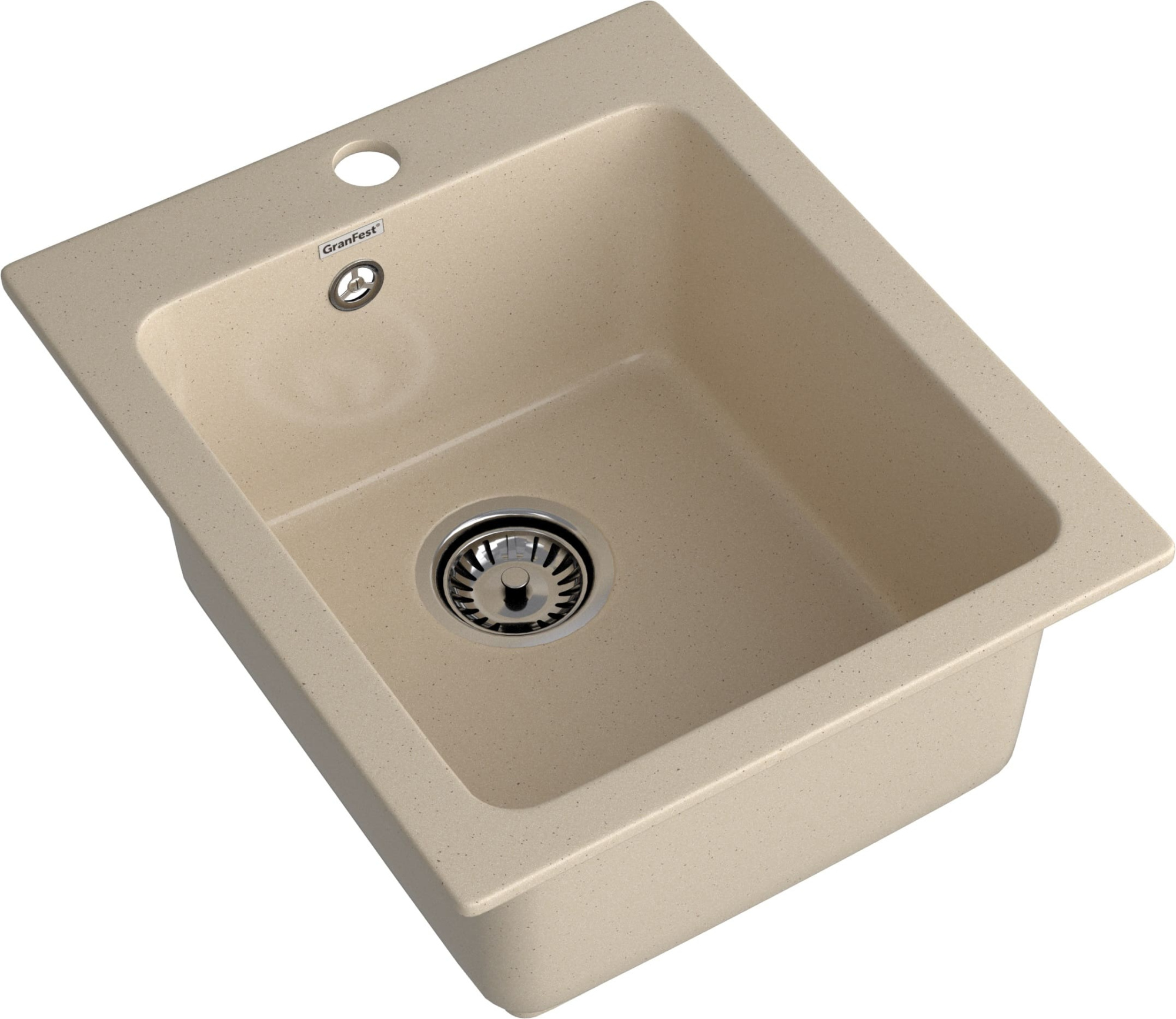 GRANFEST Мойка композит PRACTIK  GF-P--505  1-чаш. 427*505 мм, кашемир