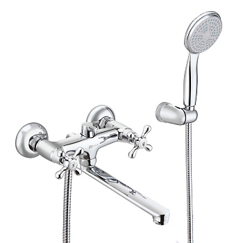 Standard Смеситель для ванны, плоск.пов.излив 200мм, р/ДВ, хром, LM, LM2113C