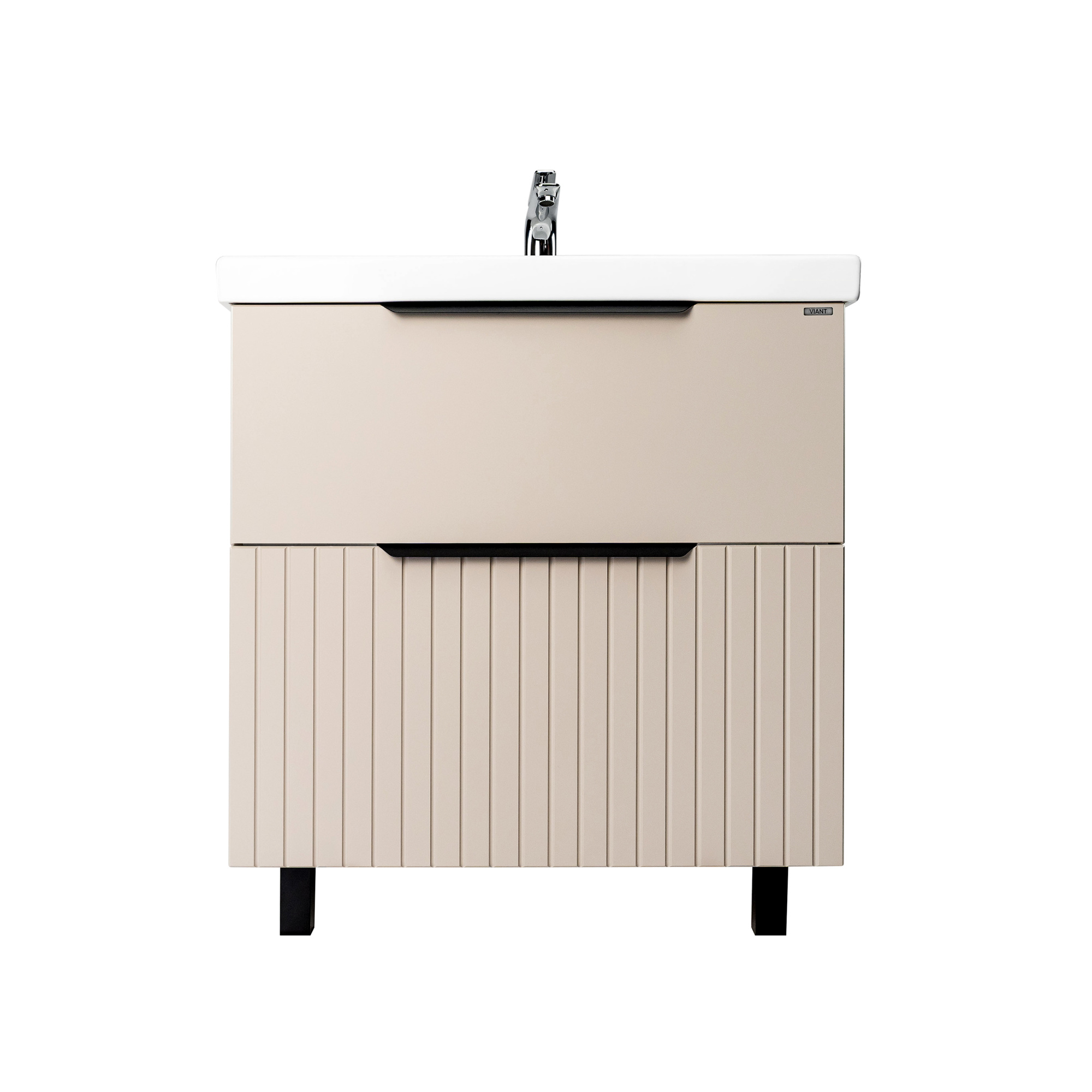 Тумба под раковину VIANT СИЦИЛИЯ 80 напольная капучино (VSIC80MDCAP-T2Y)