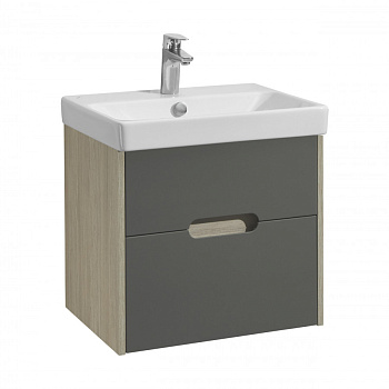 Тумба ОЛИВИЯ 55, грей, дуб ойстер (под раковину АДРИАНА 55)