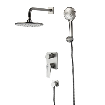 Bronx Смеситель для душа, без излива встраивамемый лейка,р/ОД, графит, LM, LM3729GM