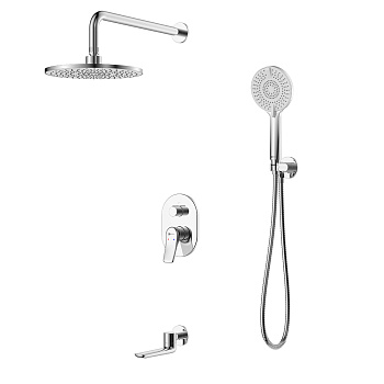 ORTUS Смеситель LM11322C для ванны и душа, встраиваемый, LM, LM11322C