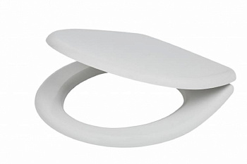 VEGA Сиденье с крышкой дюропласт, антибак., с хром. металл. петлями, мягкое закрыв. JIKA