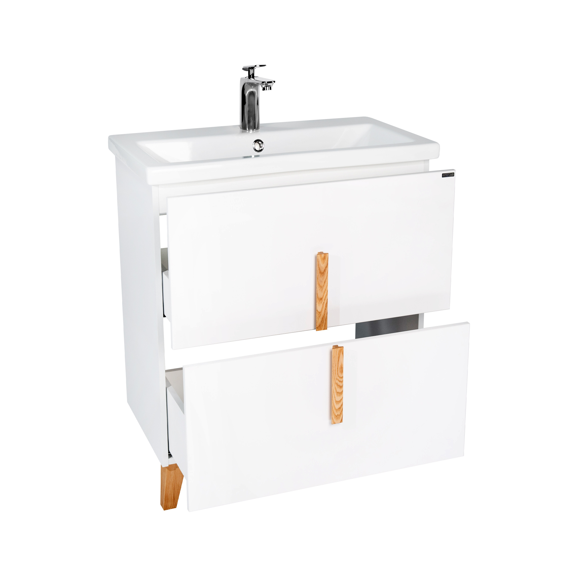 Тумба под раковину VIANT МЮНХЕН 60 напольная белый (VMUN60COBEL-T2Y)