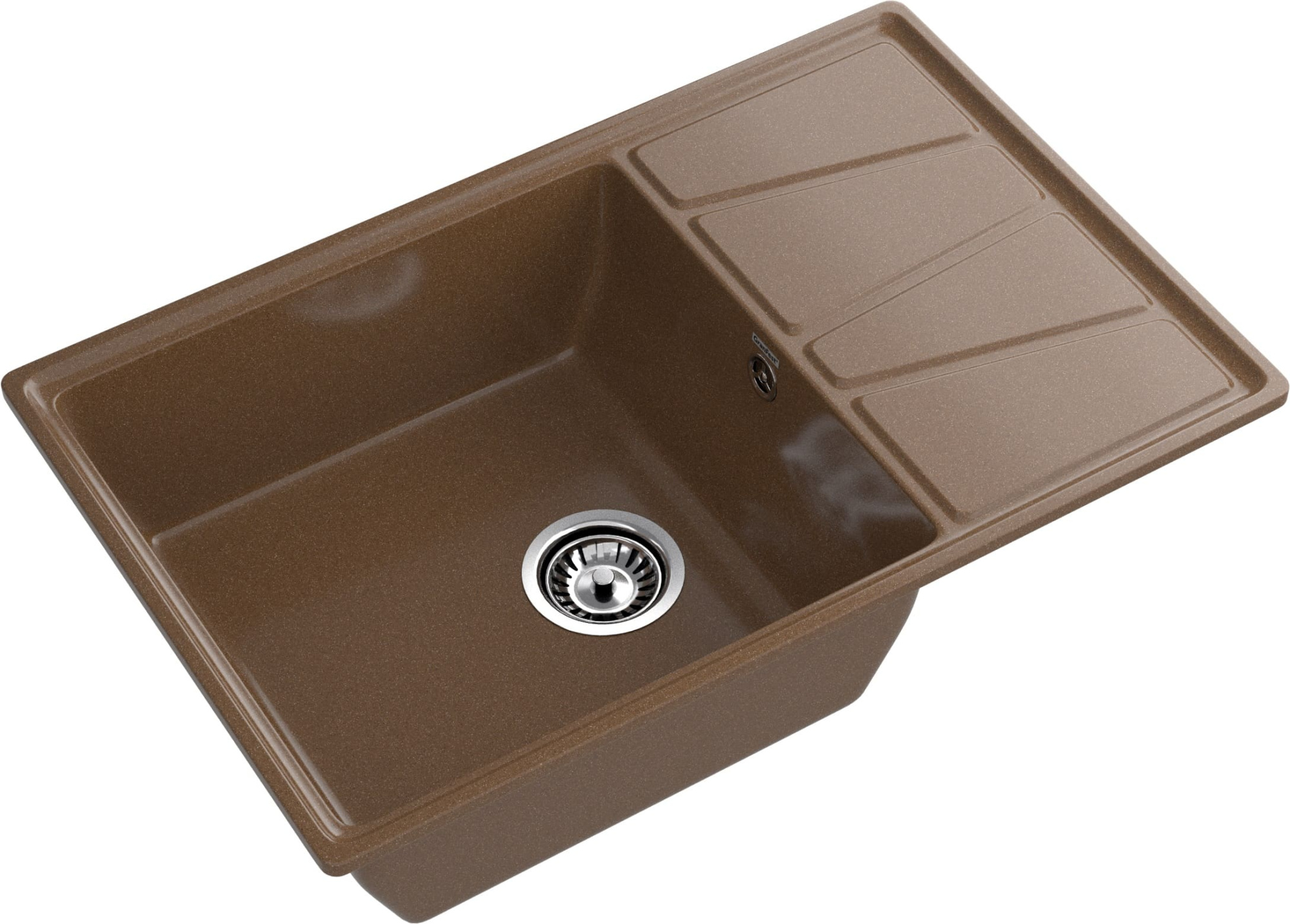 GRANFEST Мойка композит VERTEX, GF-V-780L, чаш+кр 780*500, терракот