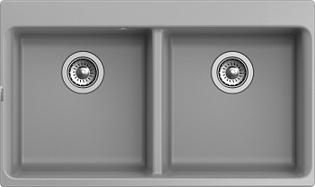 RIVELATO Мойка AXEL 90-2D  2-чаши 870*520мм grigio metallizzato арт.
