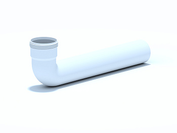 Уголок двойного сифона АНИ Пласт M710 с резьбой