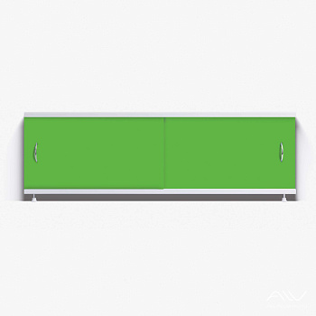 КЛАССИК Экран для ванны 170 см, полистирол,(салатовый-P25), ALAVANN