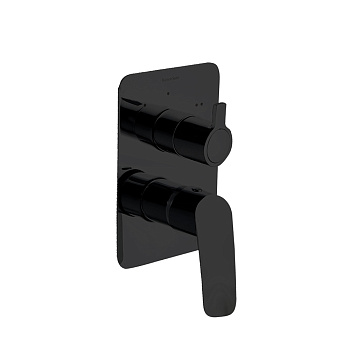 Встраиваемый смеситель для душа NEW FLY 571502SNM матовый черный на 2 выхода