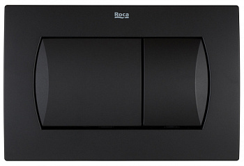 In-Wall Клавиша для инсталляции, двойная 62В, черный матовый. ROCA