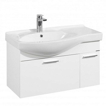 Тумба ИНДИ 80, белая (под раковину КОРАЛЛ 83)