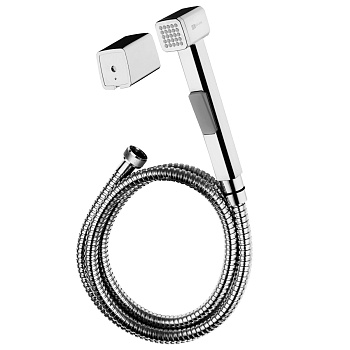 Лейка гигиеническая в комплекте шланг 1.5 м., крепление к стене, хром. LM,  LM8089C