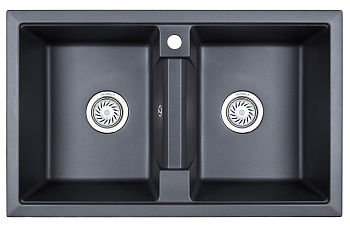 Кухонная мойка GRANULA (8101, ШВАРЦ)