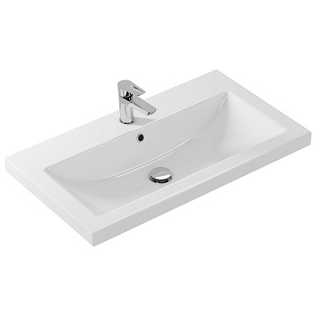 Раковина COMO 80 (Cersanit), белая, VIANT