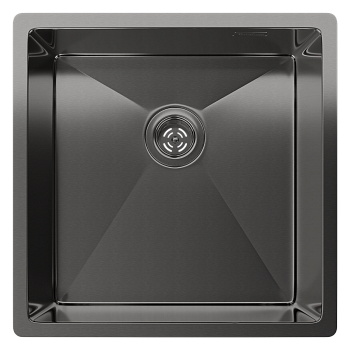 Rivelato Rinox 4444 UN PVD black Мойка нерж.стал 1 чаша 440*440*200 мм арт.4444 UN PVD black