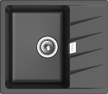 RIVELATO Мойка RAUM 58  1-чаша 580*500мм antracite арт.