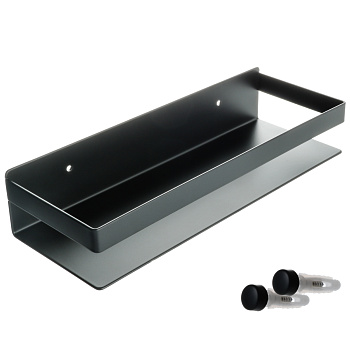 Полка прямоугольная одноэтажная FIXSEN HOTEL черная (FX-31003G)