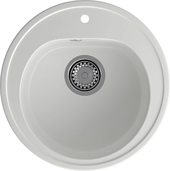 GRANFEST Мойка композит RONDO GF-R--510  508*505 мм  иней  арт.GF-